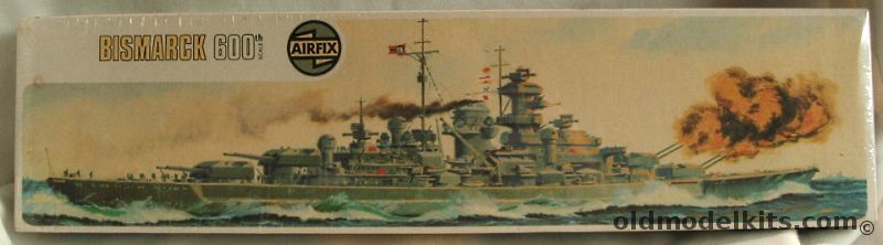 Airfix 1/600 German Battleship Bismarck, 04204-2 plastic model kit